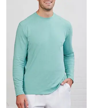 Tasc Carrollton Long Sleeve Fitness T-Shirt Meadowbrook Heather M's