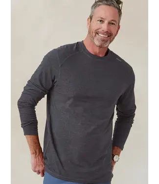 Tasc Carrollton Long Sleeve Fitness T-Shirt Cinder M's