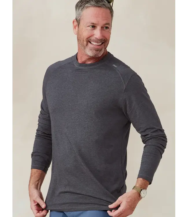 Tasc Carrollton Long Sleeve Fitness T-Shirt Cinder M's