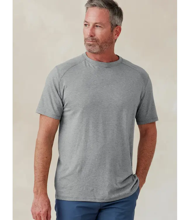 Tasc Carrollton Fitness T-Shirt Heather Gray M's