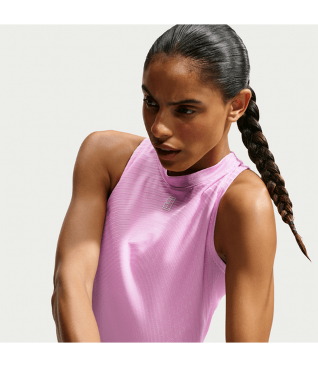 Nike NikeCourt Advantage Aero-FIT Tank Top Pink Rise/White W's