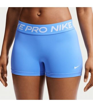 Nike Pro Mid-Rise 3" Biker Shorts University Blue W's