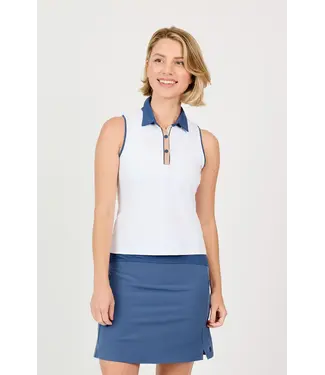 Sofibella Sleeveless Polo Quiet Force W's