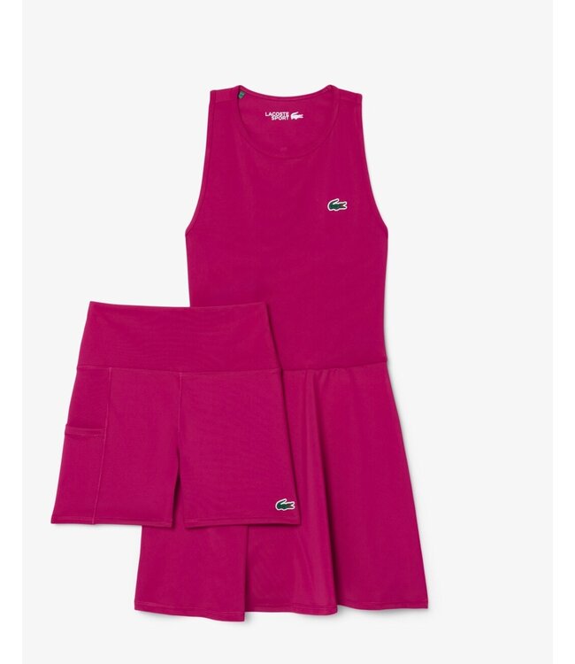 Lacoste Ultra Dry Sport Dress Fushia Pink W's