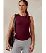 Tasc MicroLuxe Rib Tank Wineberry W's