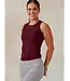Tasc MicroLuxe Rib Tank Wineberry W's