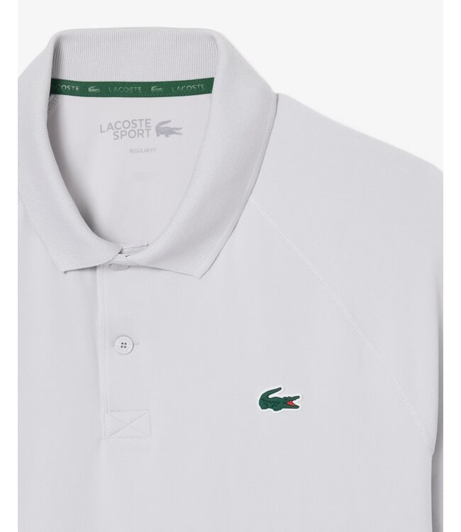 Lacoste Regular Fit Ultra Dry Sport Polo Shirt Grey M's