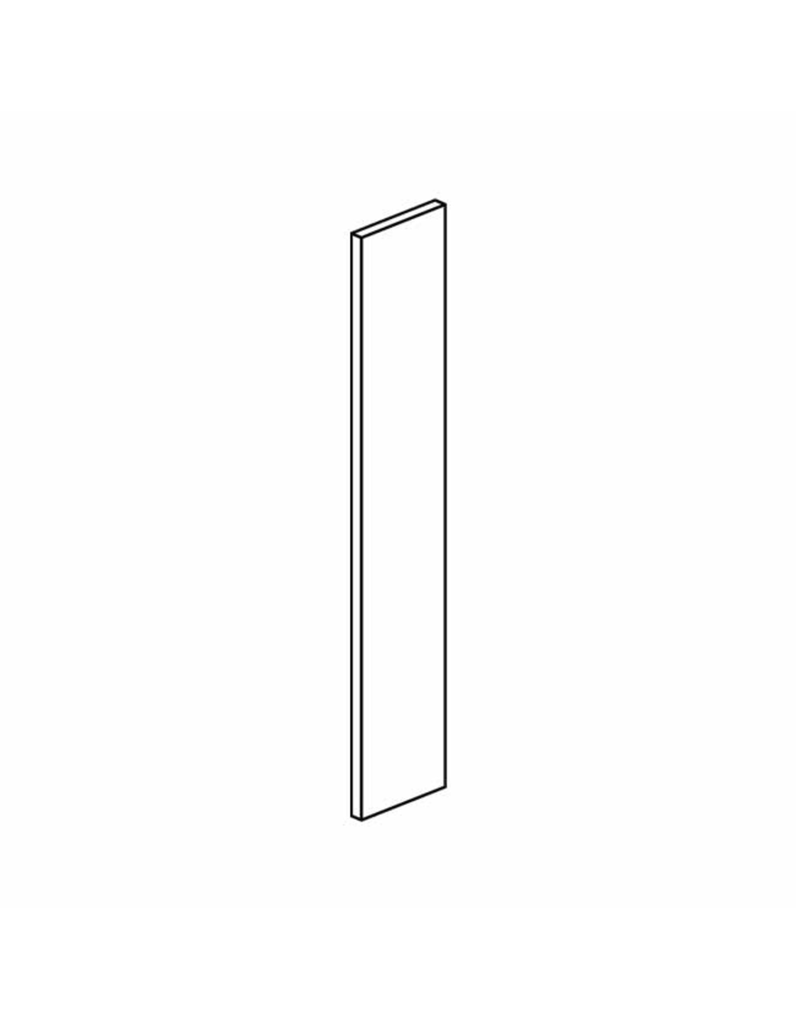 BKS Cabinet Shaker White Wall Filler: 3"W x 30"H x ?"D - Wood WF330