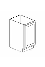 BKS Cabinet Shaker White Base: 09"W x 34 ˝"H x 24"D - 1 Full Length Door B09