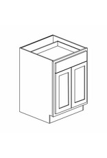 BKS Cabinet Shaker White Base: 30"W x 34 ˝"H x 24"D - 2 Door, 1 Drawer B30