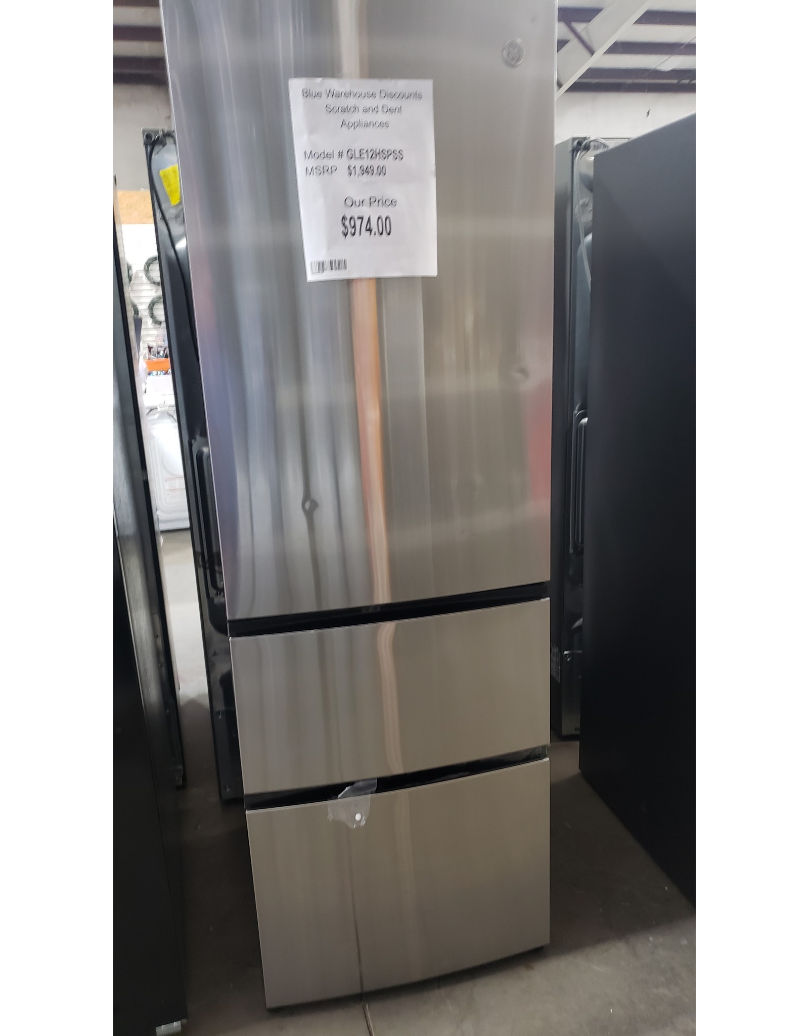 BWD Scratch & Dent GE Refrigerator GLE12HSPSS
