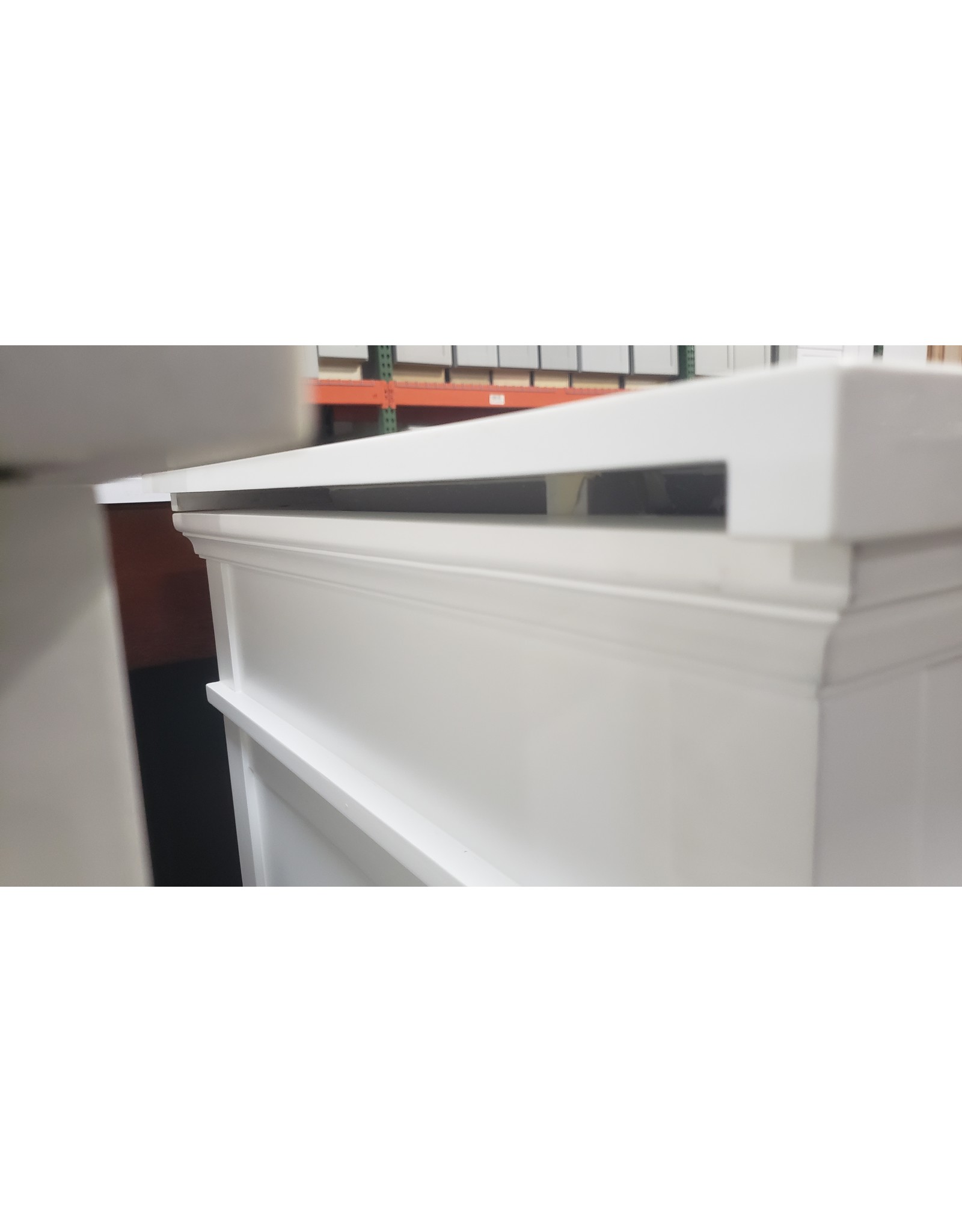 BWD 61" Double Bowl Engineered Stone Vanity Top B