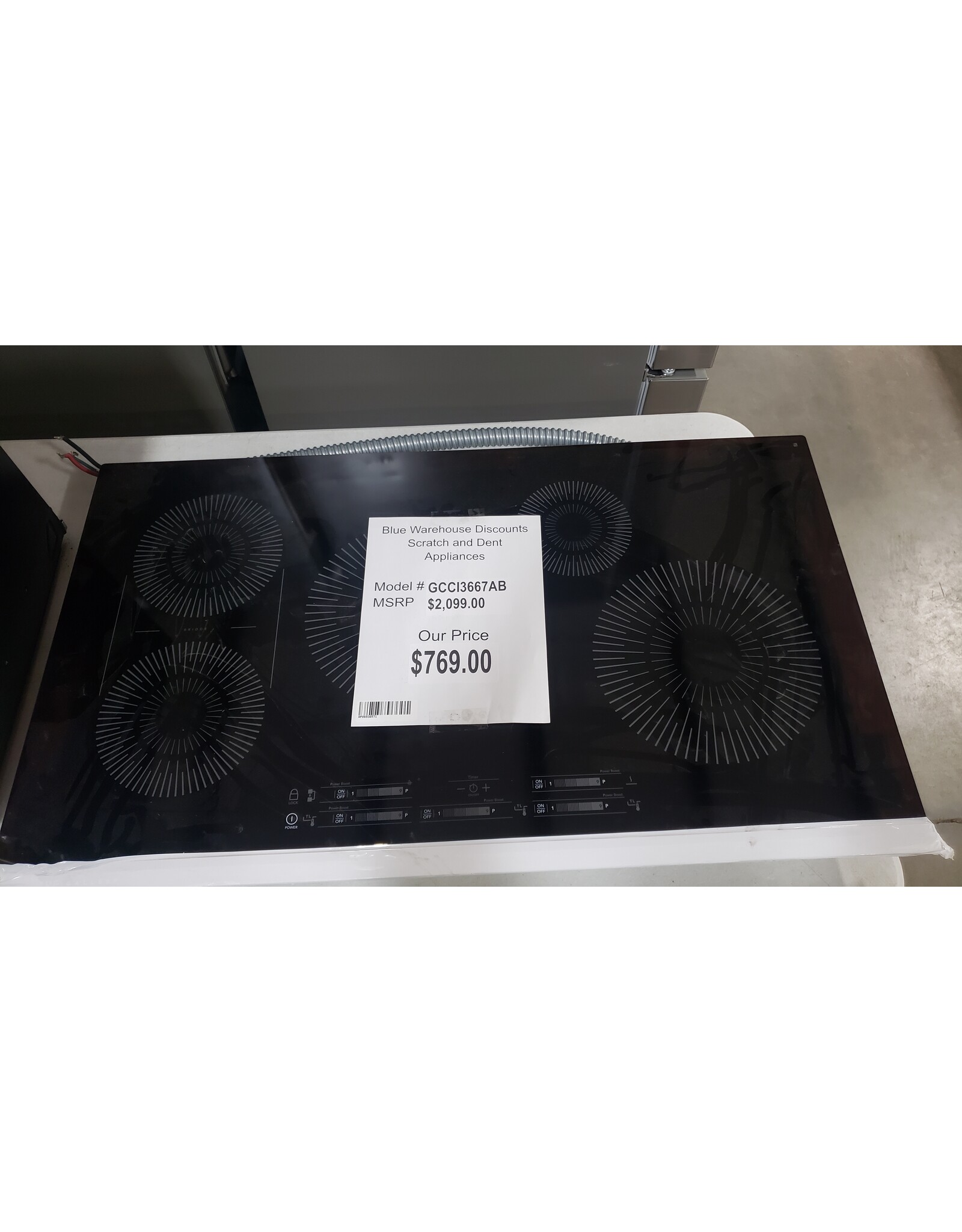 Scratch & Dent Frigidaire Electric Cooktop GCCI3667AB Blue Warehouse