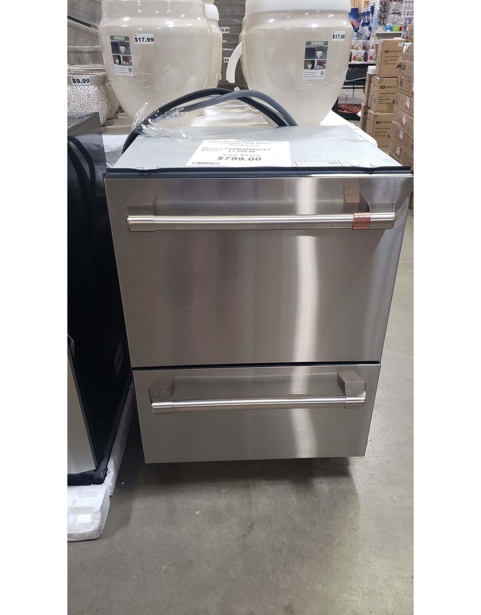 BWD Scratch & Dent Cafe Double Drawer Dishwasher CDD420P2TS1