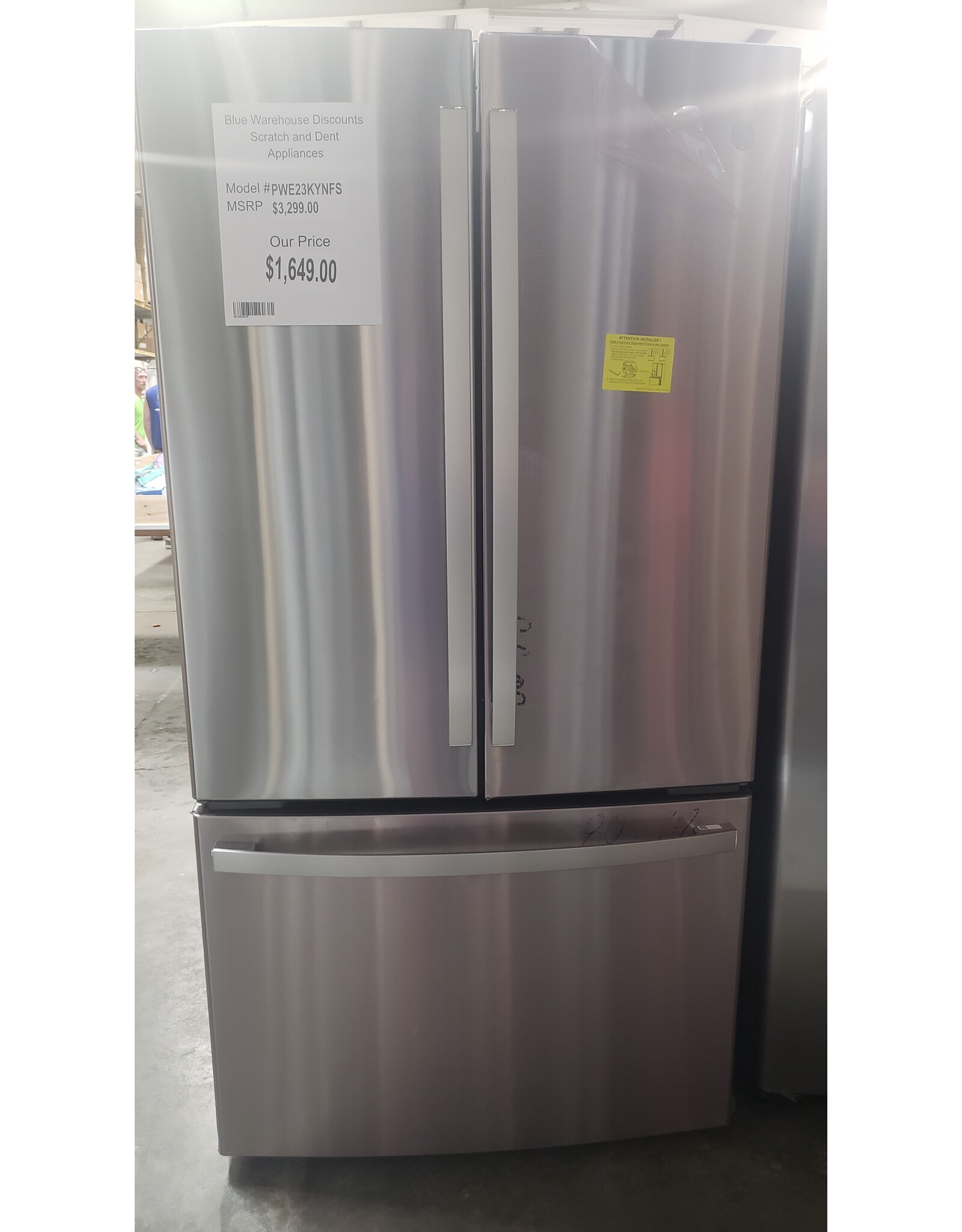 BWD Scratch & Dent GE Refrigerator PWE23KYNFS