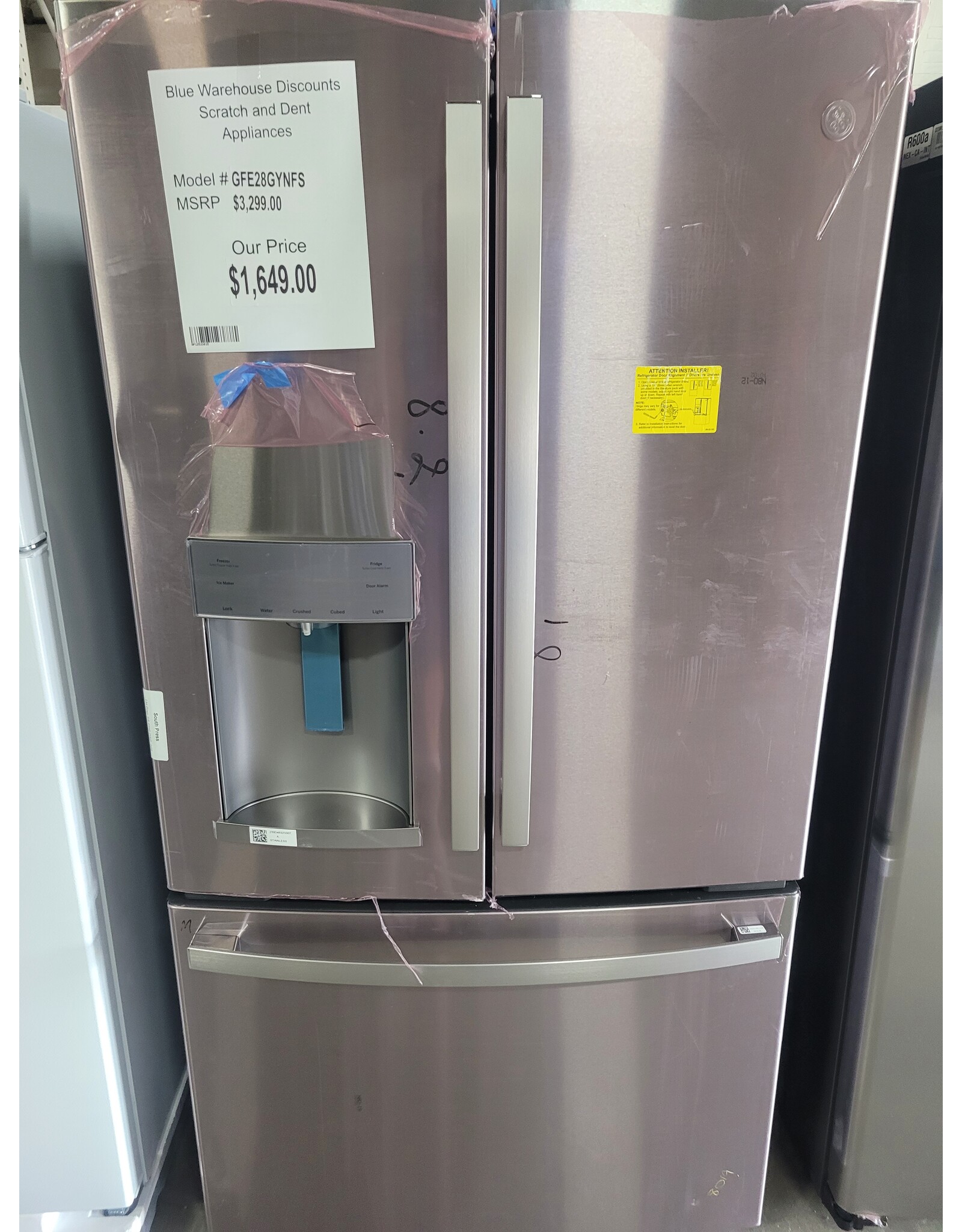 BWD Scratch & Dent GE Refrigerator GFE28GYNFS