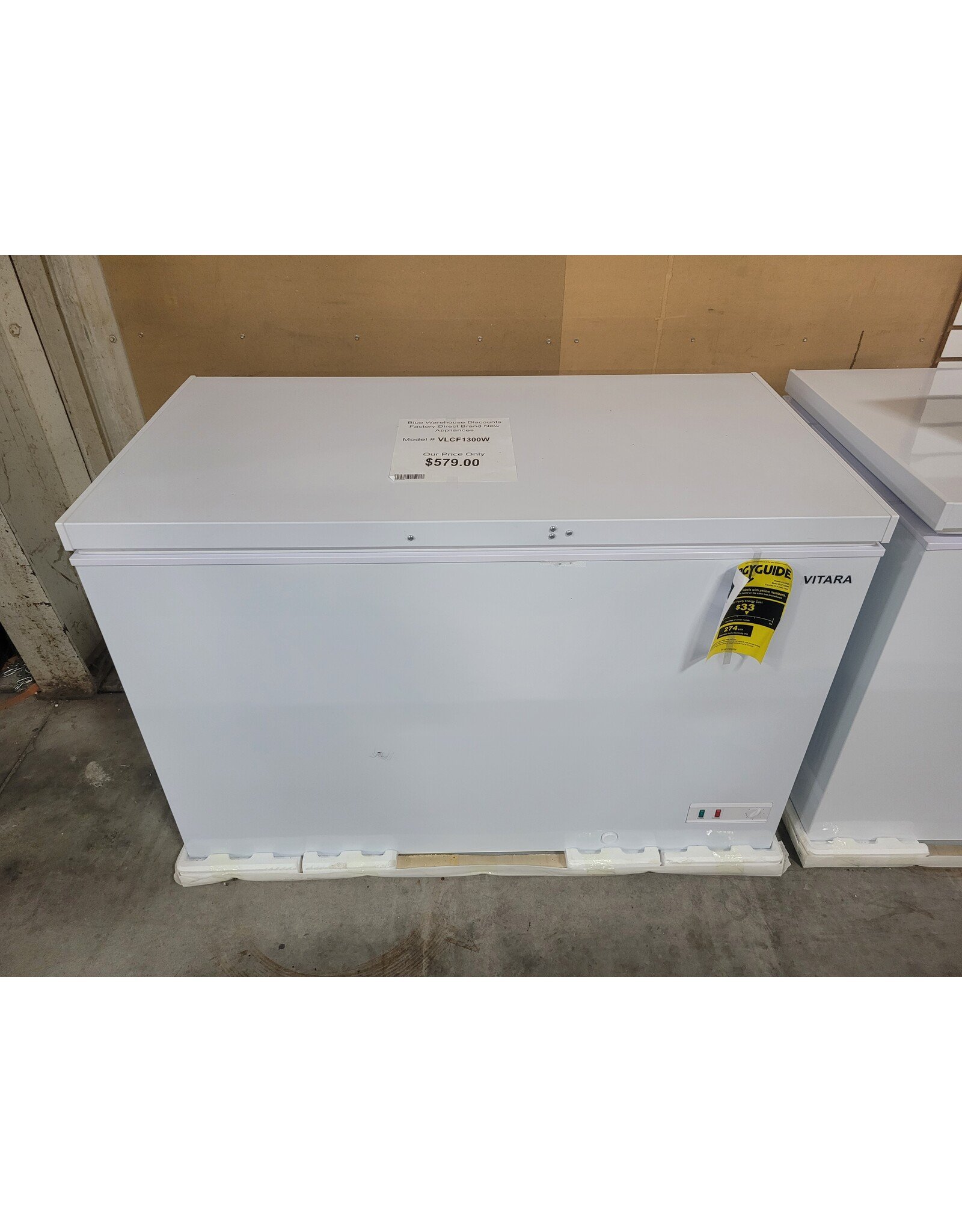 Climatic VITARA 13.0 Cu. Ft. Chest Freezer White Appliance