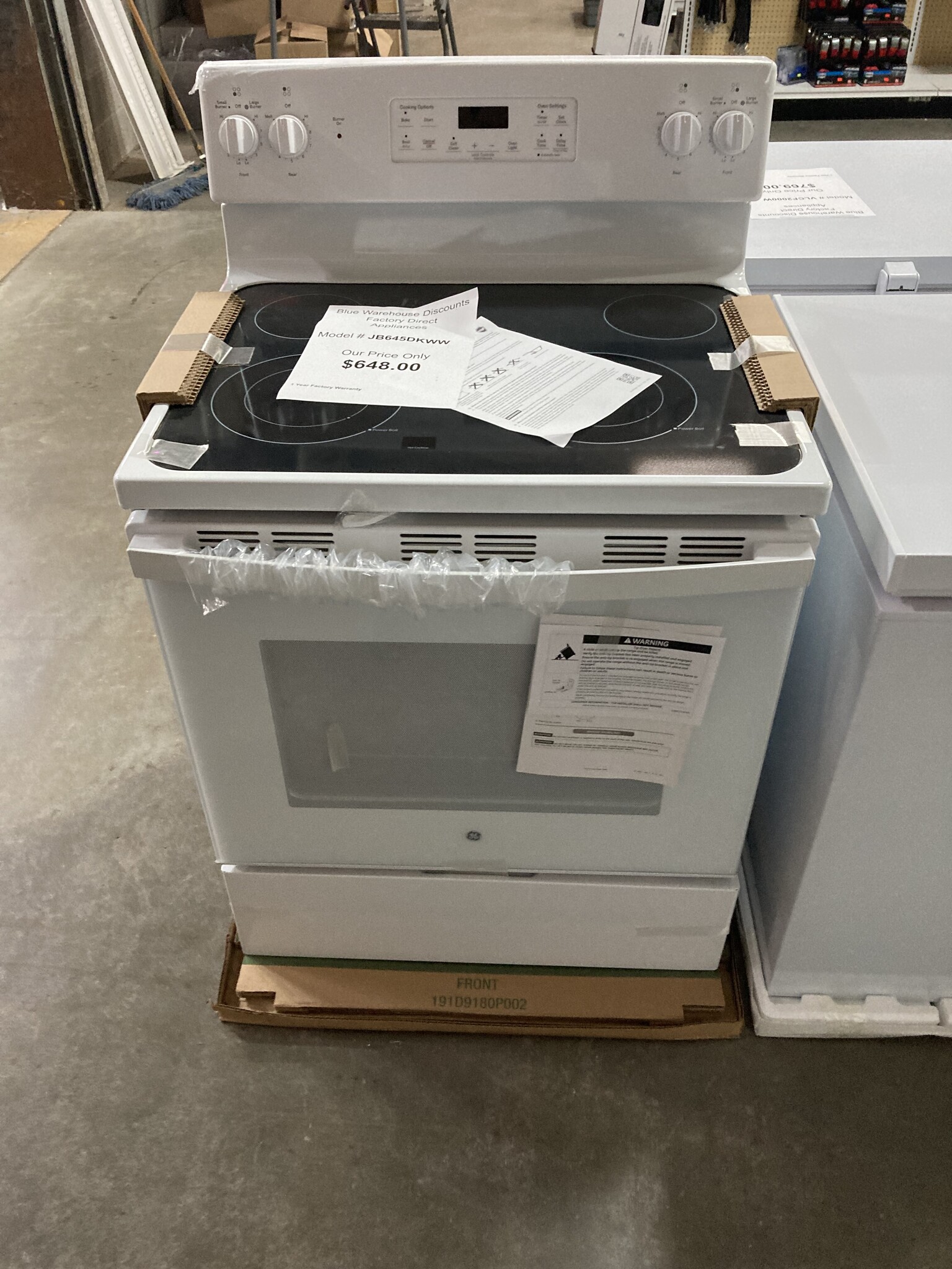 Ge electric 2024 glass top stove
