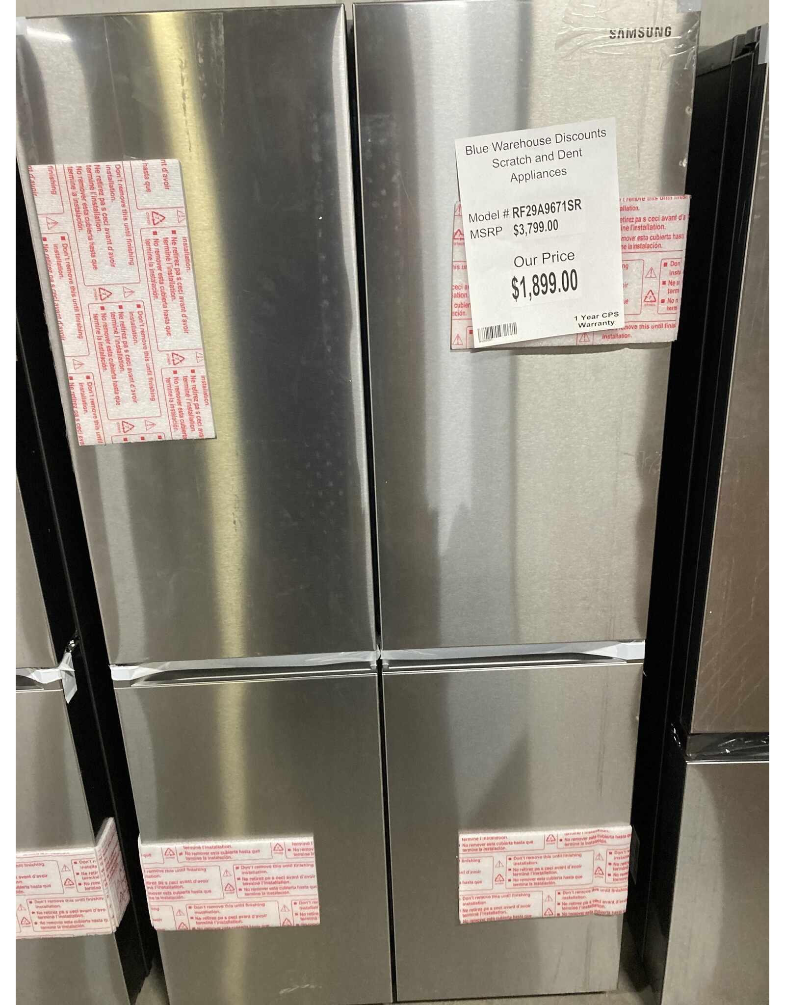 BWD Scratch & Dent Samsung French Door Refrigerator RF29A9671SR