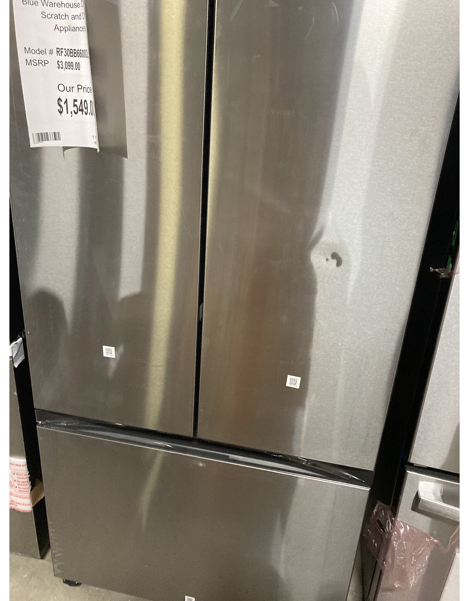 BWD Scratch & Dent Samsung Refrigerator  RF30BB6600QLAA