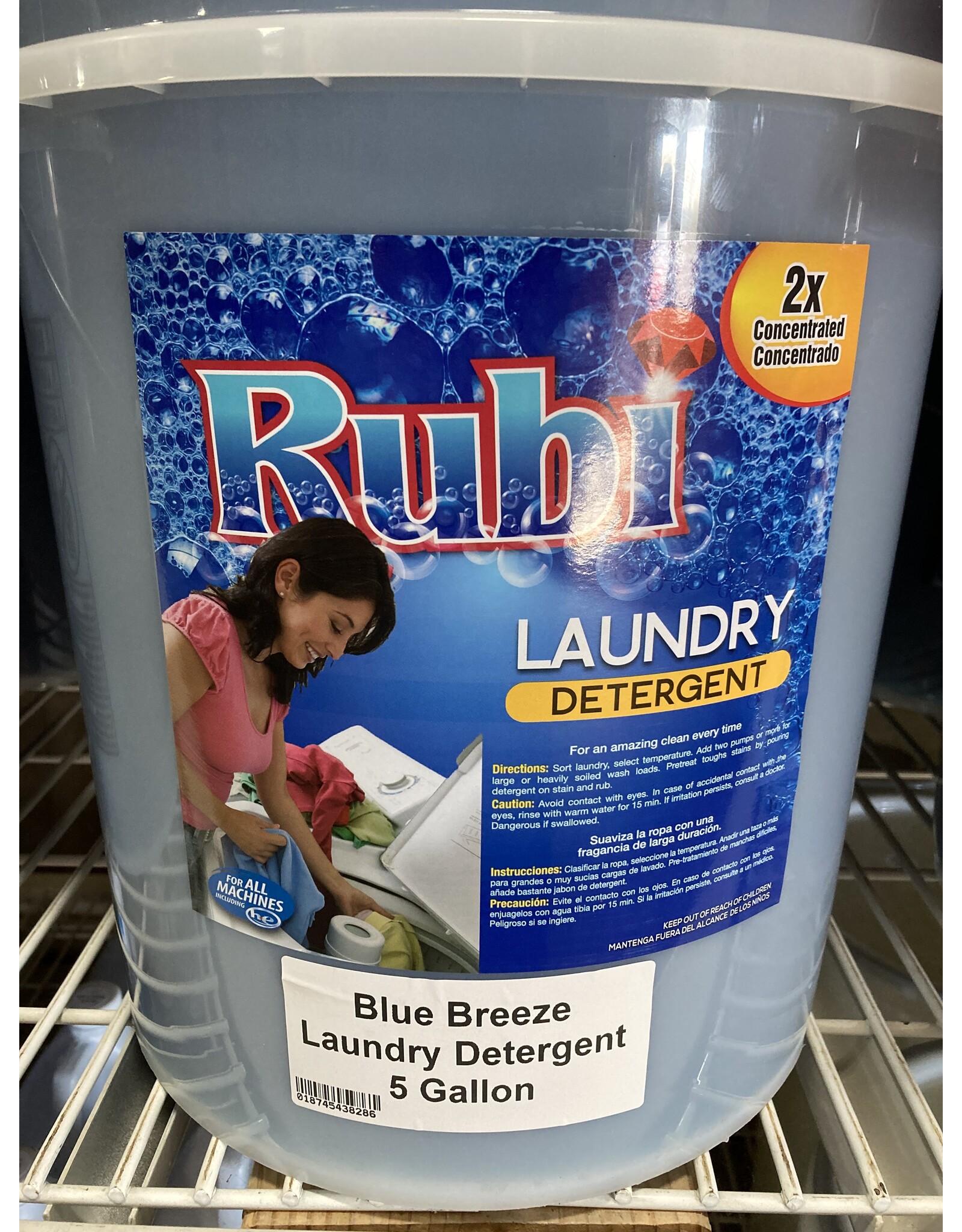 GNO Blue Breeze Bulk Laundry Detergent 5 gallon