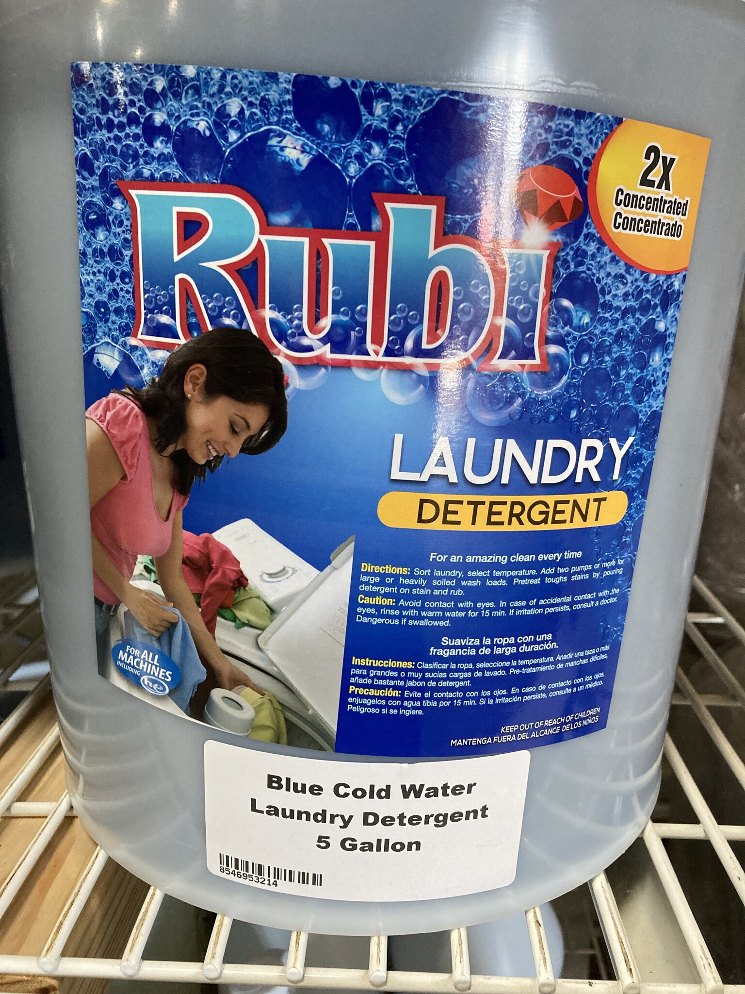 Blue Cold Water Laundry Detergent 5 Gallon Blue Warehouse Discounts