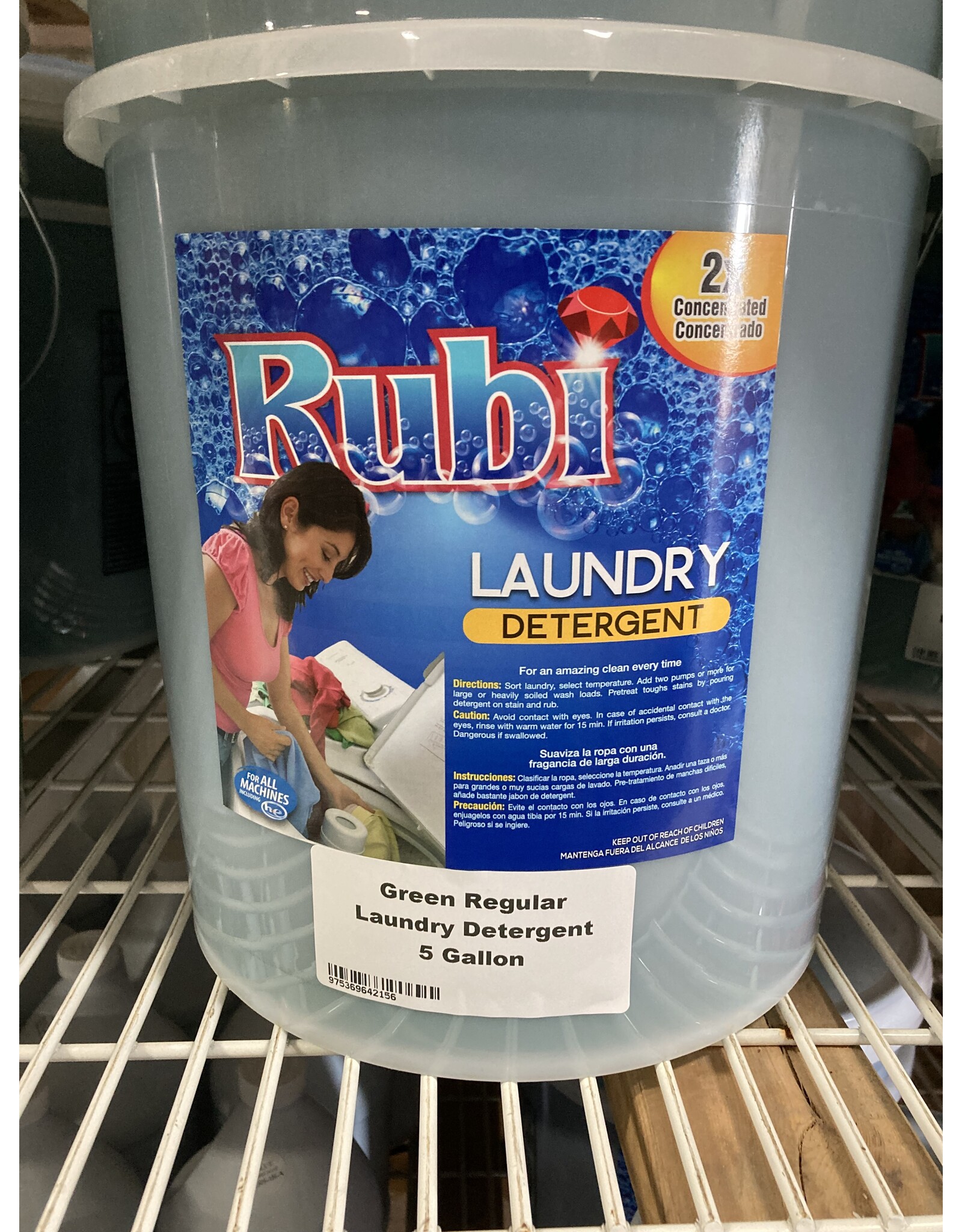 GNO Green Regular Laundry Detergent 5 gallon