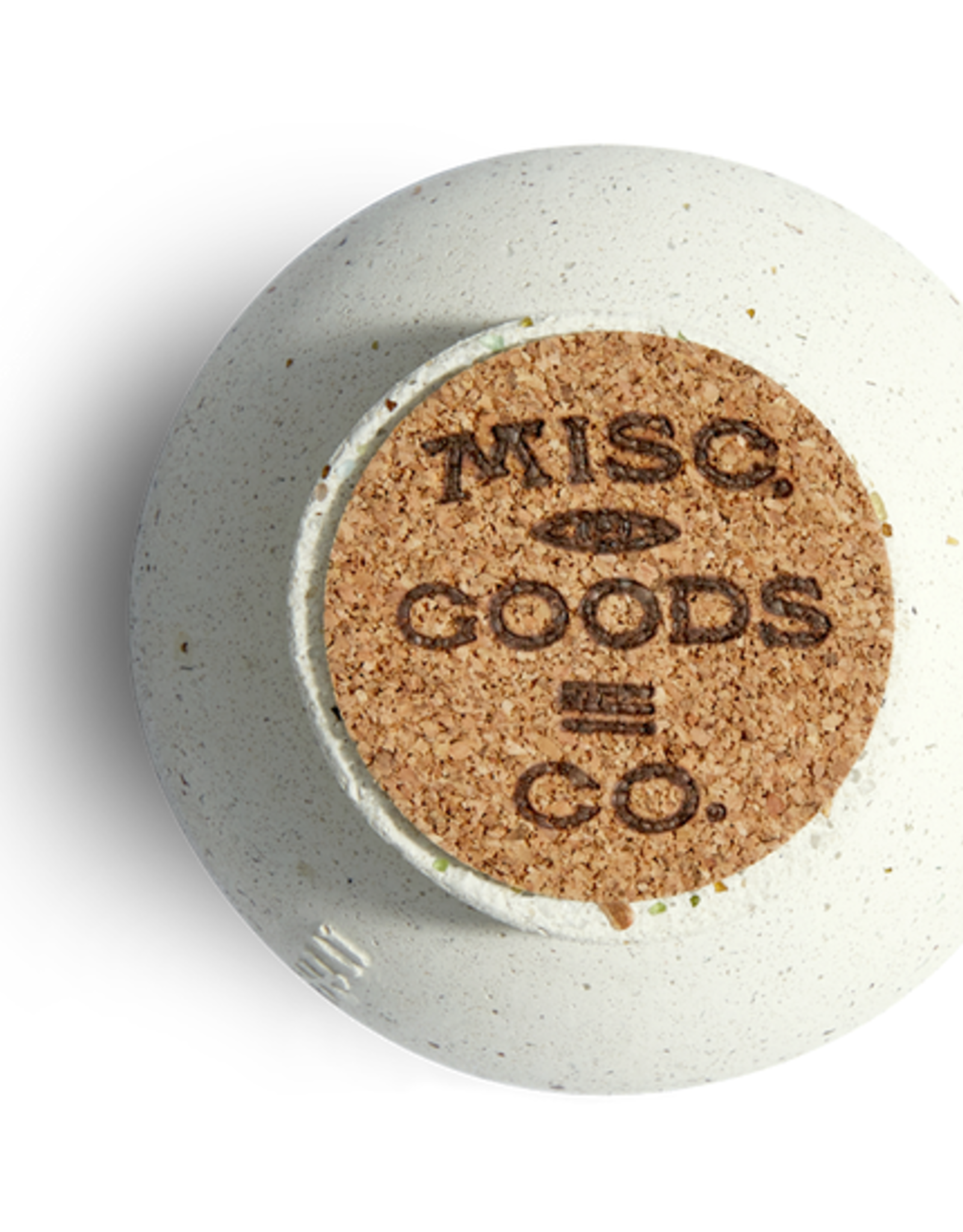 Misc Goods Co. White Terrazzo Incense Holder