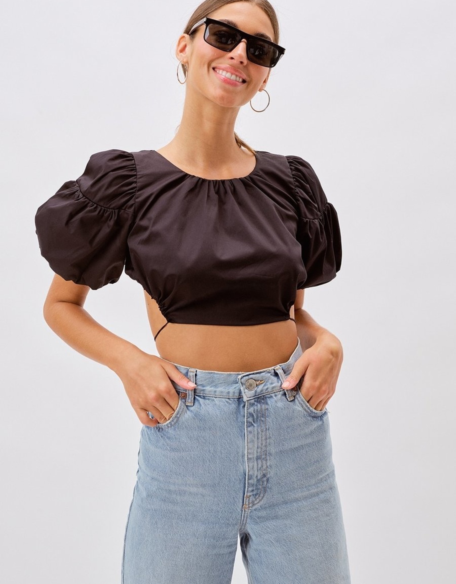 For Love and Lemon CT1727 Joanna Crop Top
