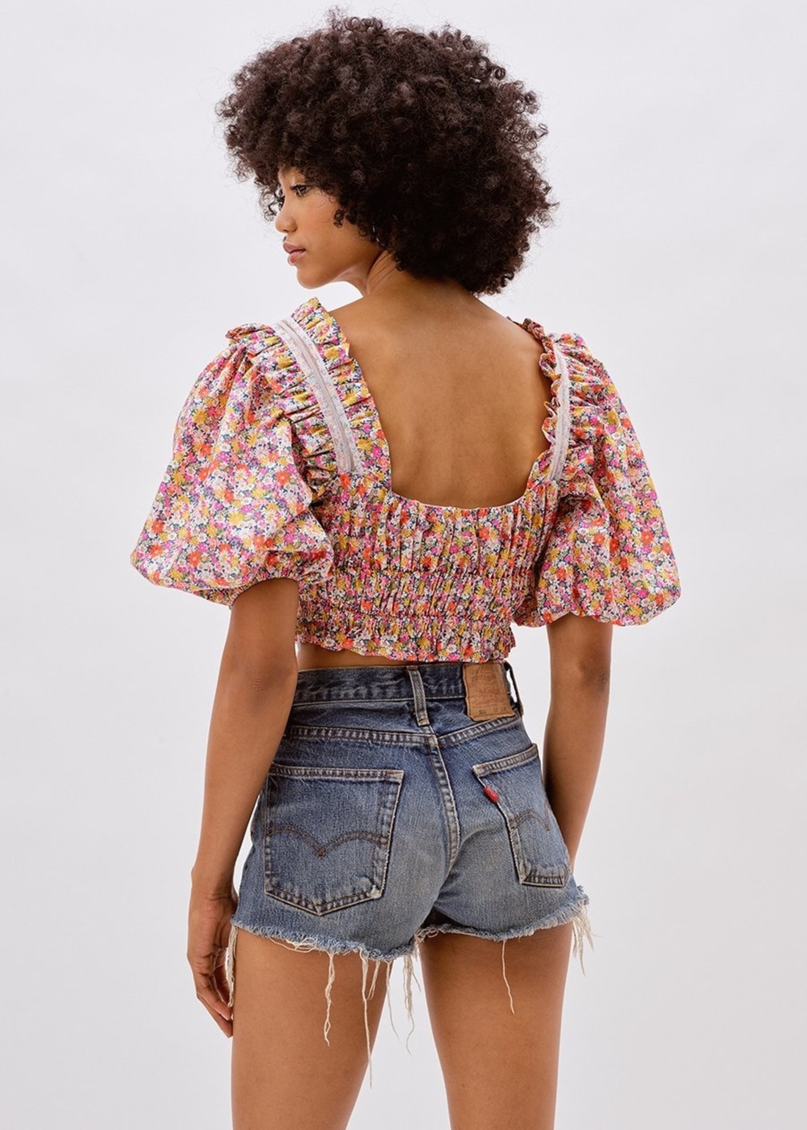 Floral Bustier Top – Libby Story