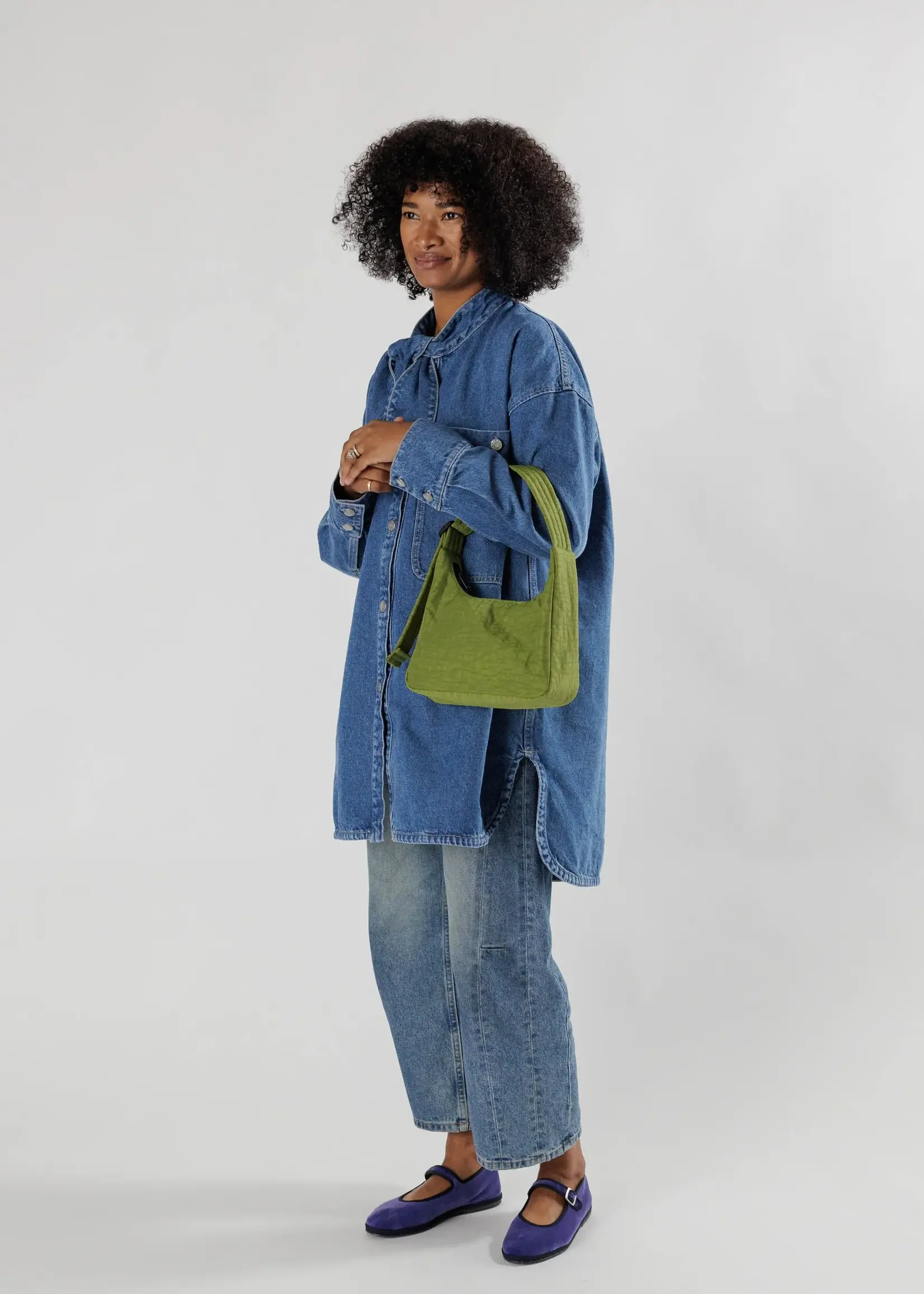 Nylon shoulder bag - Khaki green - Ladies | H&M