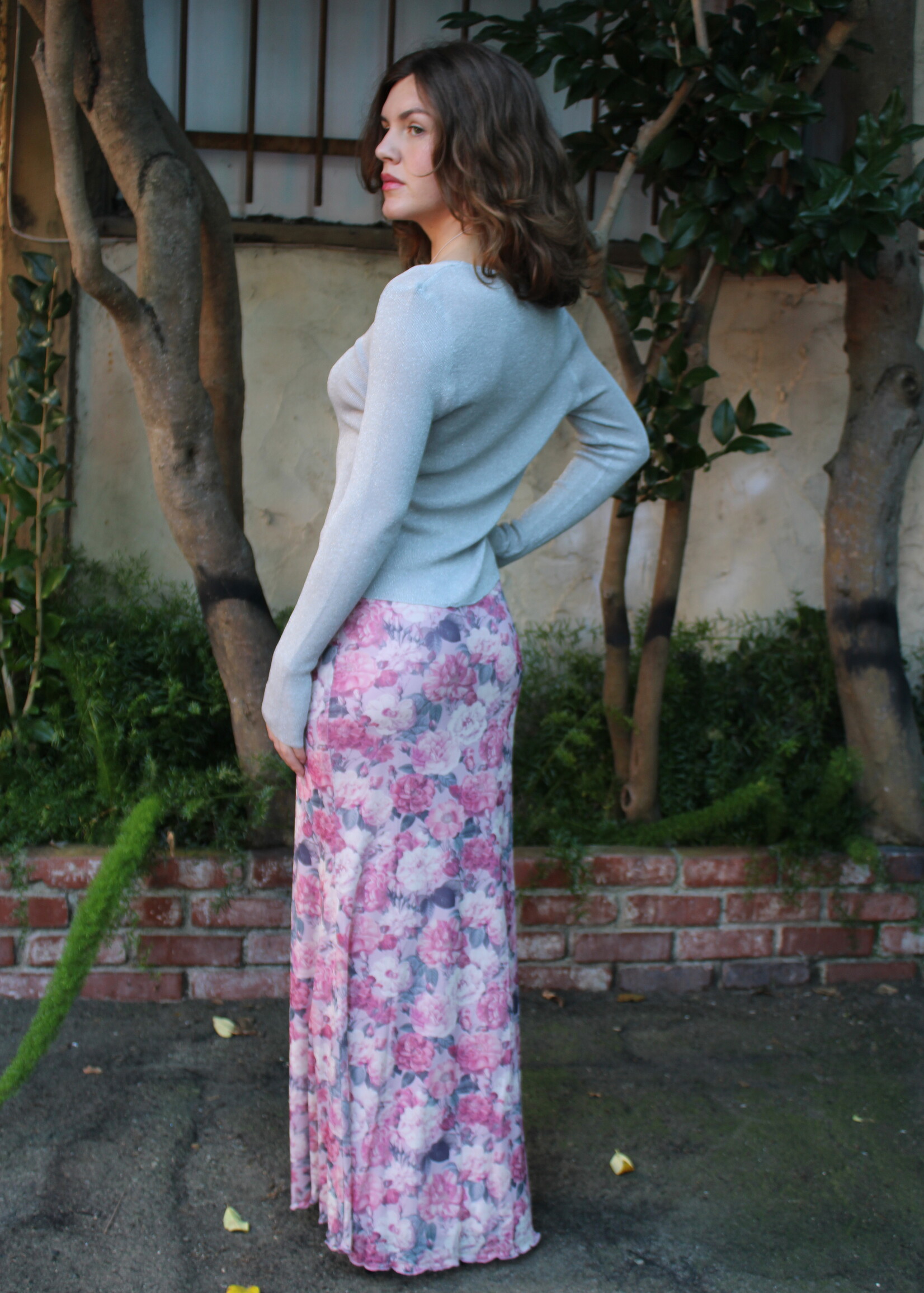 Cotton Candy Isaias Midi Skirt