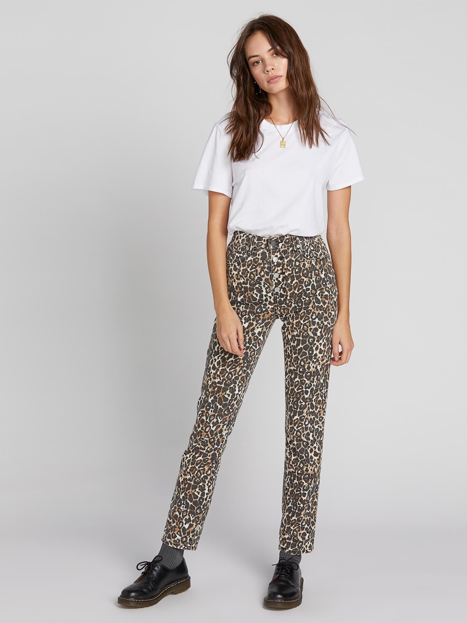 Zara leopard print jeans - Gem