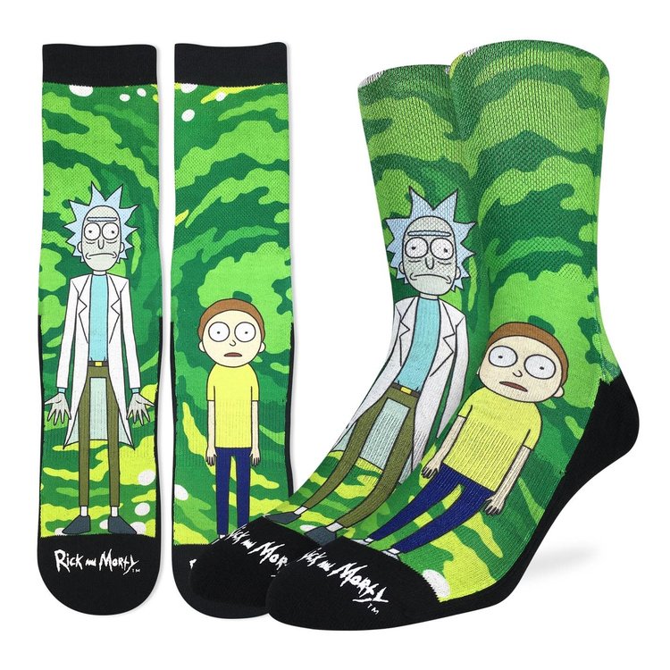 Good Luck Socks Good Luck Sock M Rick And Morty Socks | 8-13