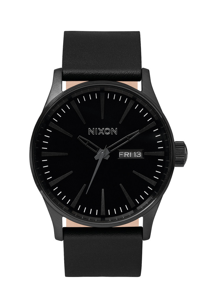 Nixon Nixon Sentry Leather | All Black