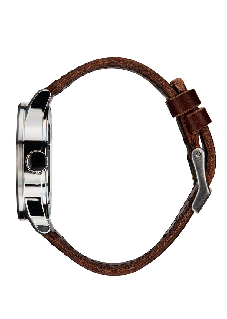 Nixon Nixon Sentry Leather | Blue/Brown