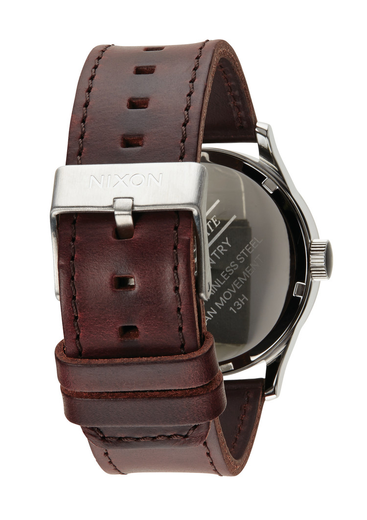 Nixon Nixon Sentry Leather | Blue/Brown
