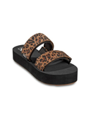 suede leopard cayucas slide mega platform