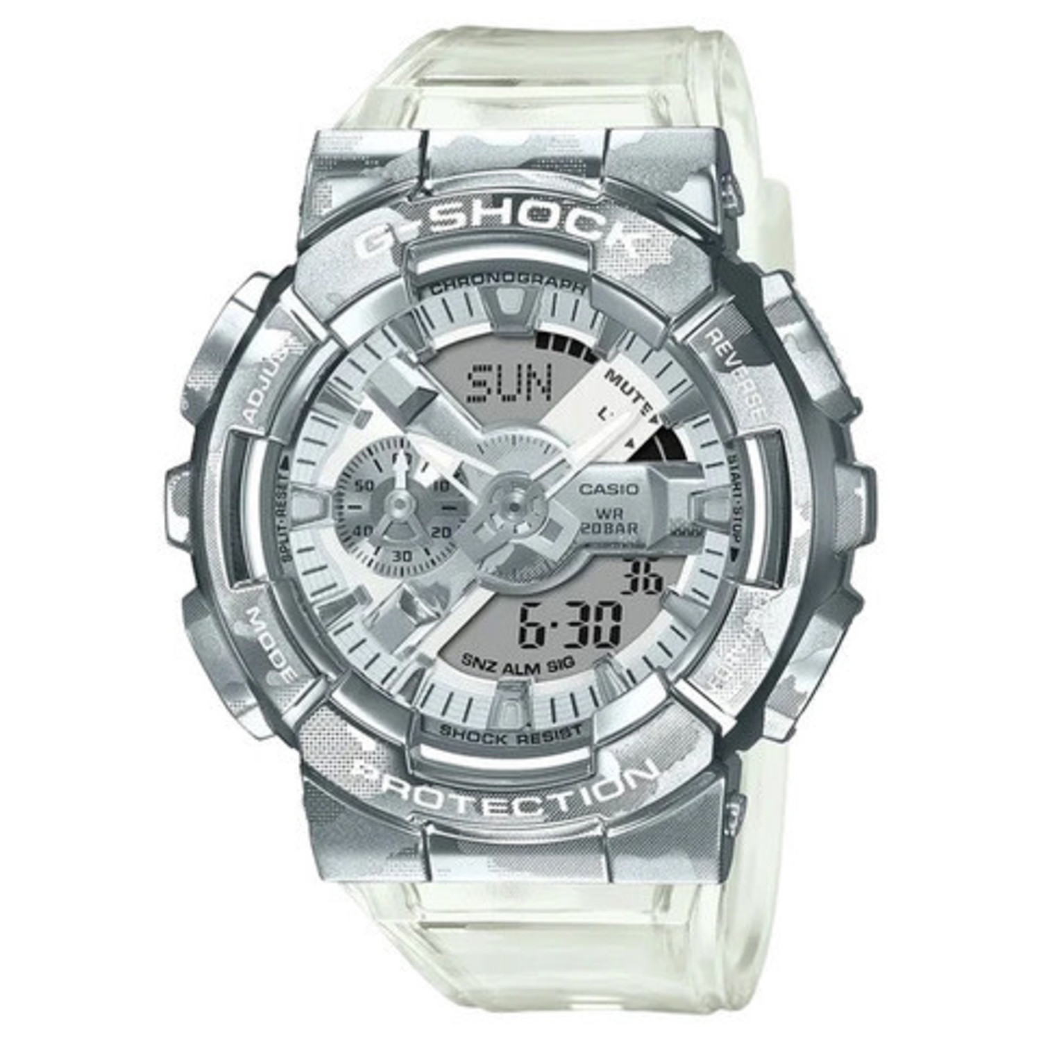 G Shock G Shock Skeleton Camouflage Metal Series