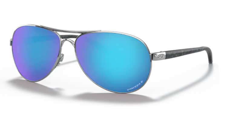 Oakley Oakley Feedback Polished Chrome | Prizm Sapphire Polarized