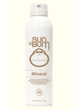 SUN BUM Sun Bum Mineral Spf 30 Spray 6 Oz