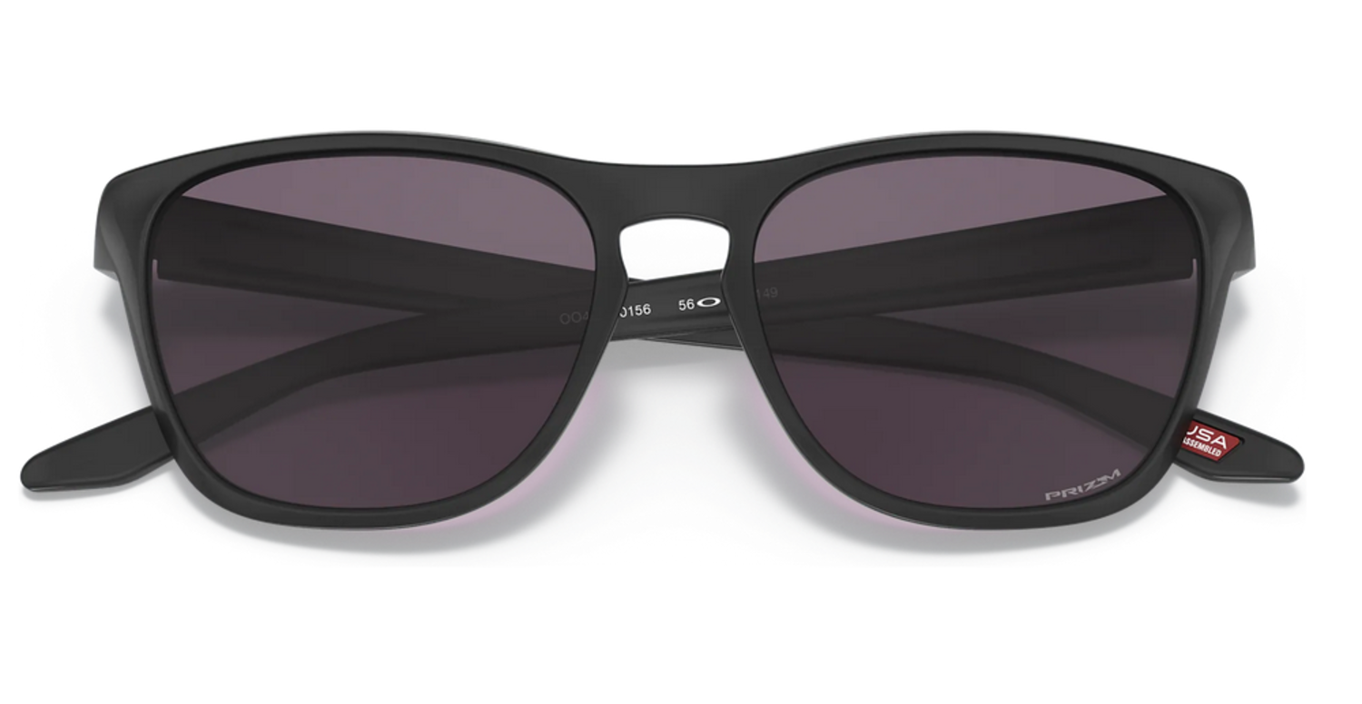 OAKLEY MANORBURN MATTE BLACK W/ PRIZM GREY - The Drop Rideshop