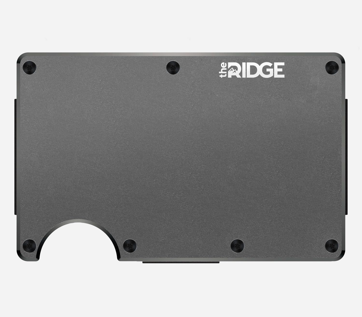 Ridge Aluminum - Money Clip | Gunmetal - The Drop Rideshop