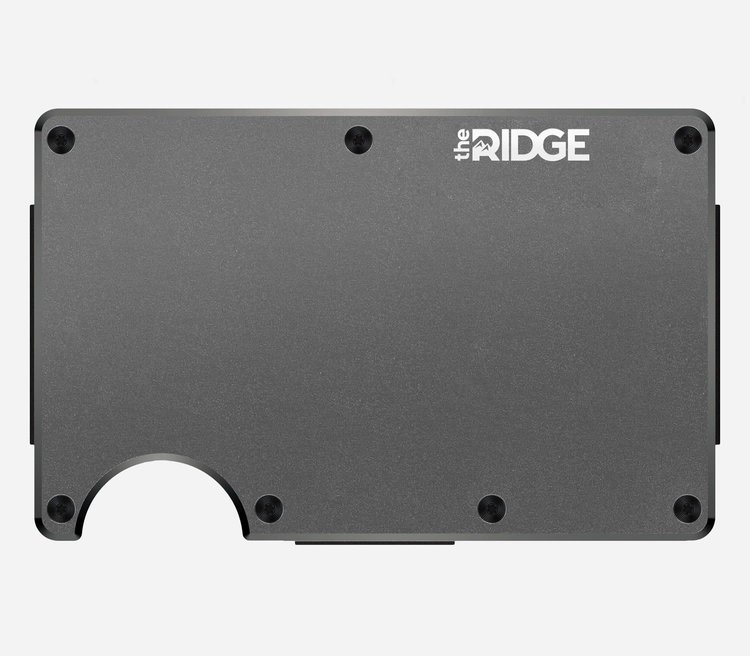 Ridge Ridge Aluminum - Money Clip | Gunmetal