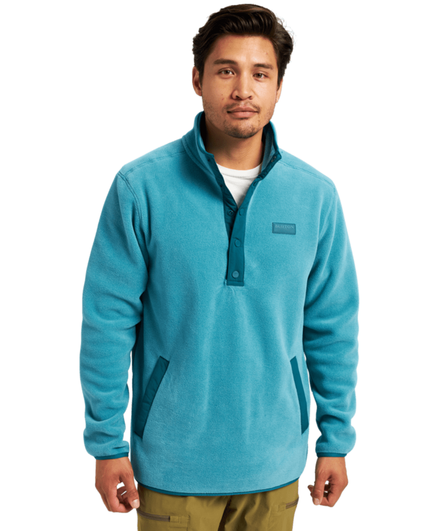 Burton Burton Mens Hearth Fleece Pullover Brittany Blue