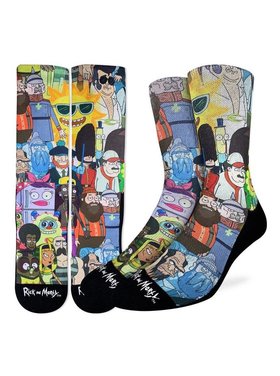 Good Luck Socks Good Luck Sock M Rick and Morty Characters Socks | 8-13