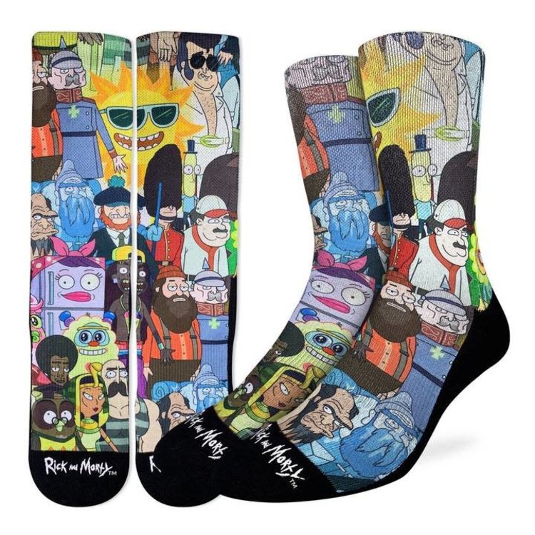 Good Luck Socks Good Luck Sock M Rick and Morty Characters Socks | 8-13