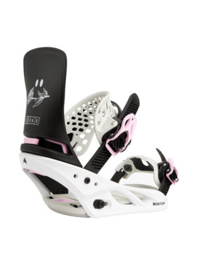 Burton Burton W Lexa X Re:Flex Snowboard Bindings 2022 | Black / White / Roses