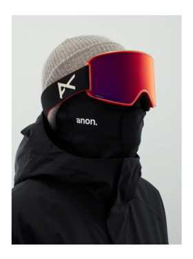 Anon Anon Wm3 Goggles Bonus Lens Mfi Face Mask | Orange.Com / Perceive Sunny Red