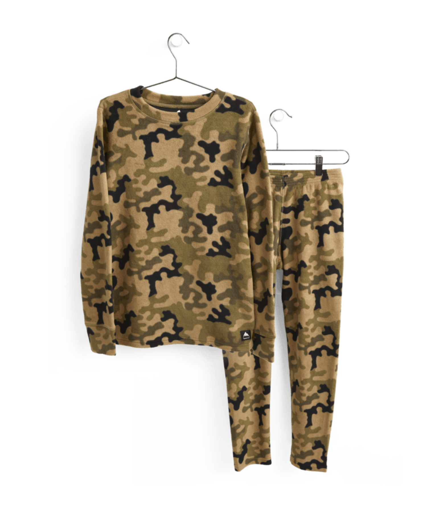 Burton Yth Fleece Base Layer Set Martini Olive Terra Camo S3